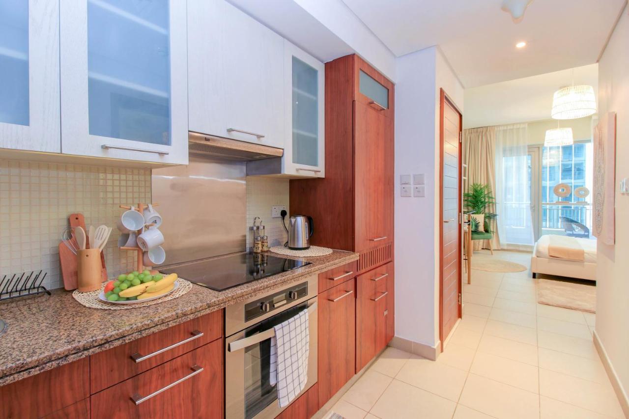 Durrani Homes - Luxurious Studio Near Dubai Mall With Pool View المظهر الخارجي الصورة